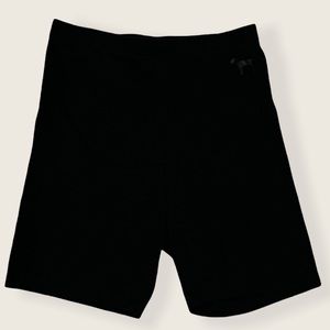 Pink black cotton biker shorts size XS